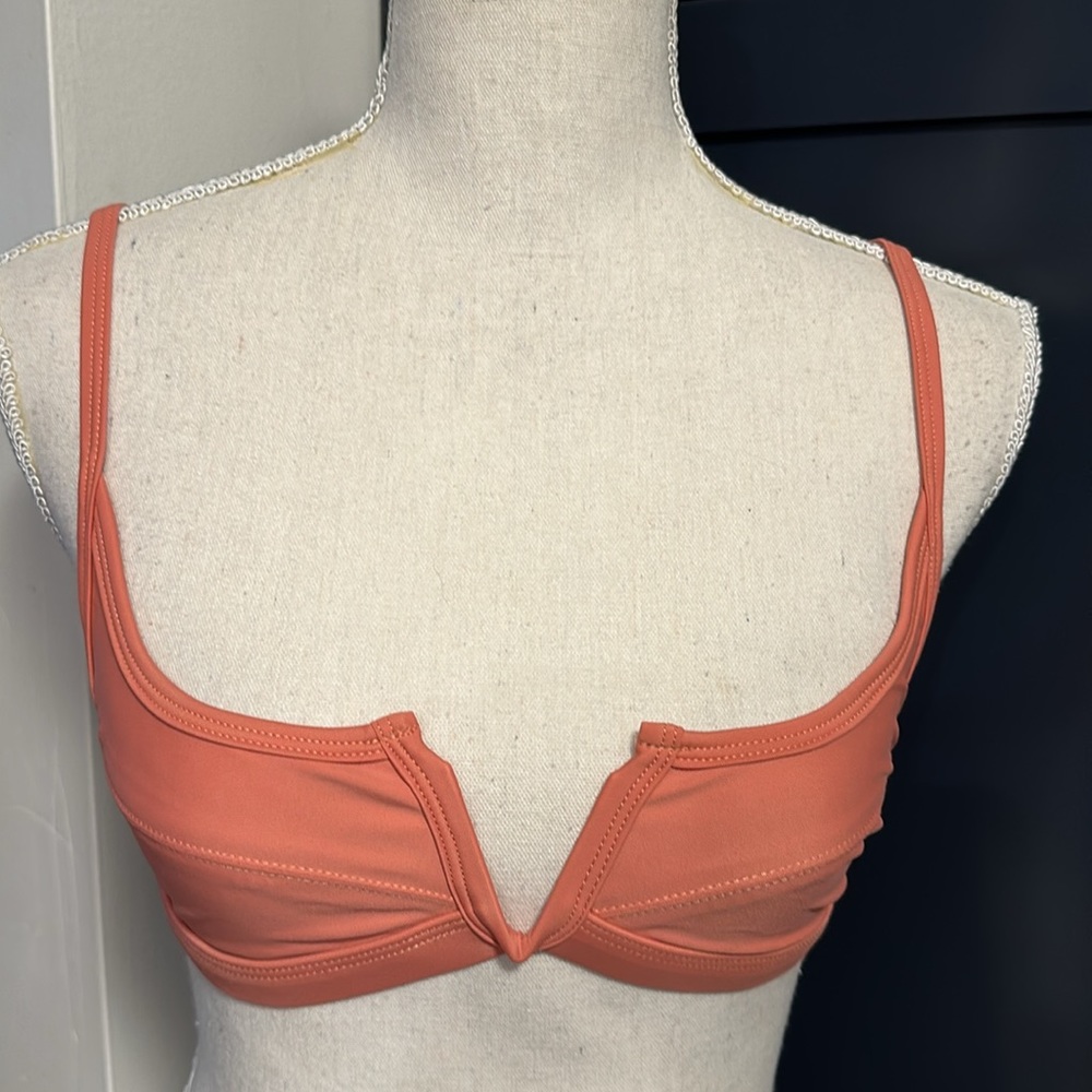 Fae Gypsy Bikini Top Size: Xs Color: Peach - image 1